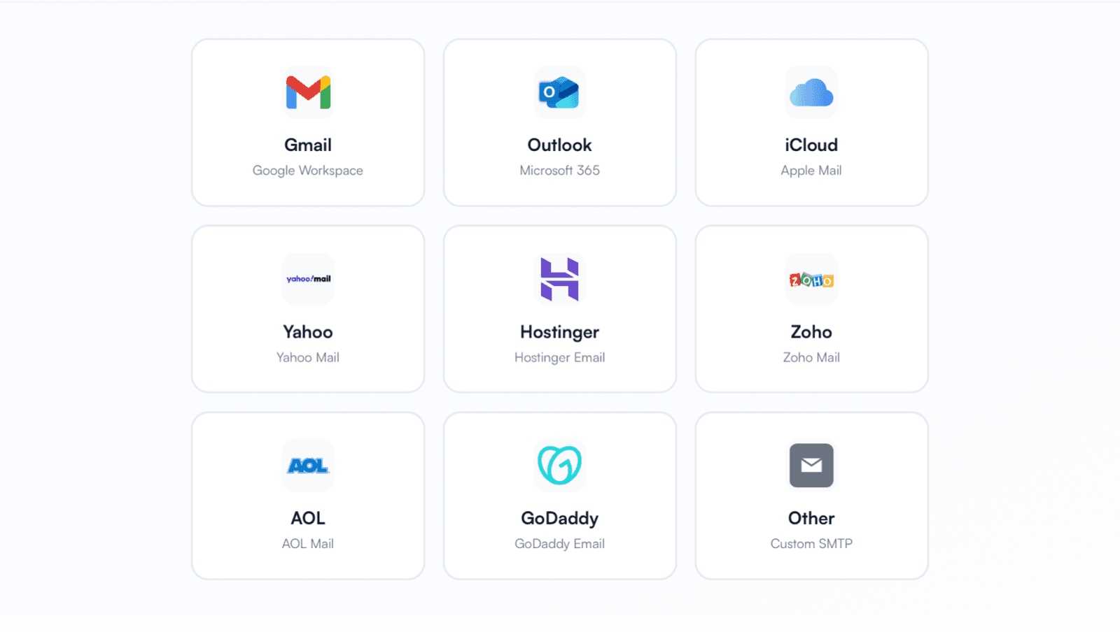 Turo Email Provider Selection