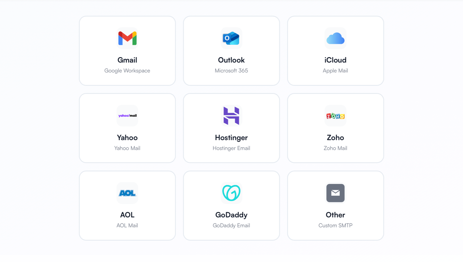 Turo Email Provider Selection